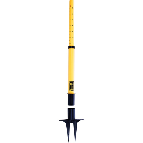 Banner Stakes PL4018 Montant de barri&egrave;re PLUS, Hauteur de 42", Jaune