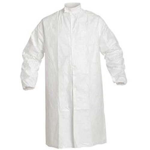 Dupont Personal Protection IC262S-SM Lab Coat, Tyvek&reg; IsoClean&reg;, White, Small