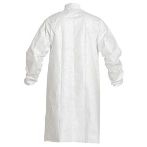 Dupont Personal Protection IC262S-SM Lab Coat, Tyvek&reg; IsoClean&reg;, White, Small