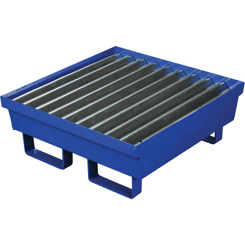 Eagle Mfg. 1611ST Steel Spill Containment Pallet, 17 US gal. Spill Capacity, 27" x 25.75" x 6"
