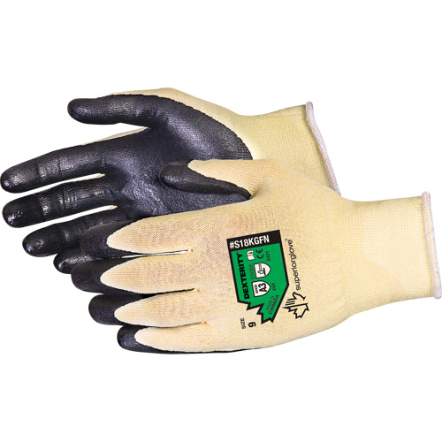 Superior Glove Works Ltd. S18KGFN-11 Gants r&eacute;sistants aux coupures Dexterity, 11, Calibre 18, Rev&ecirc;tement Mousse de nitrile, ASTM ANSI niveau A3