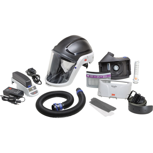 3M TR-300N+ HIK Versaflo Heavy Industry PAPR Kit, Headcover & Faceshield, Lithium-Ion Battery