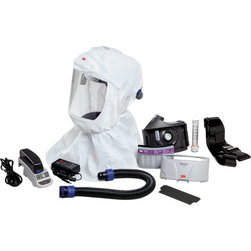 3M TR-300N+ ECK Versaflo Easy Clean PAPR Kit, Loose Fitting Hood & Faceshield, Lithium-Ion Battery