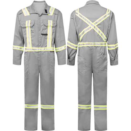 IFR Workwear USGY102-48T UltraSoft&reg; 7 oz. Deluxe Coveralls, Size 48 (Tall), Grey