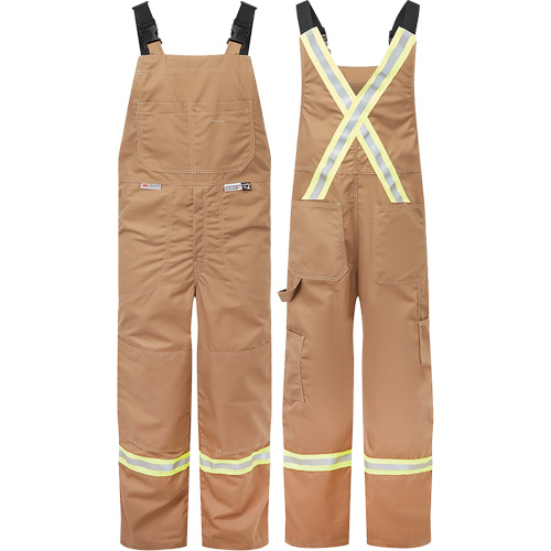 IFR Workwear ASC3122-4XLT Avenger 12 oz. Bib Pants, 4X-Large (Tall), Caramel Duck