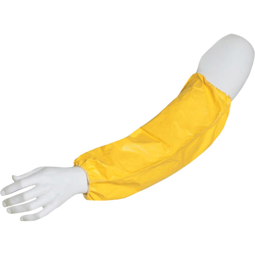 Dupont Personal Protection QC500B Disposable Sleeves, 18" long, Tychem&reg; 2000, Yellow