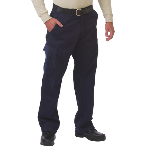 Big Bill 3239US9-UN-NAY-38 Westex UltraSoft&reg; Cargo Pants, 38, x 36, Navy Blue, 12.4 cal/cm2