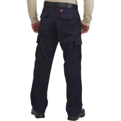 Big Bill 3239US9-UN-NAY-38 Westex UltraSoft&reg; Cargo Pants, 38, x 36, Navy Blue, 12.4 cal/cm2