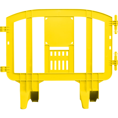 MLR International MINIBAR-Y Barricade Minit, Emboîtables, 49" lo x 39" h, Jaune