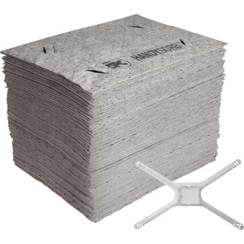 SPC HANDYSORB-BASICPAD HandySorb Basic Pad Refills with Mop Adapter, Universal, 19" x 15", 0.5 gal. Absorbancy