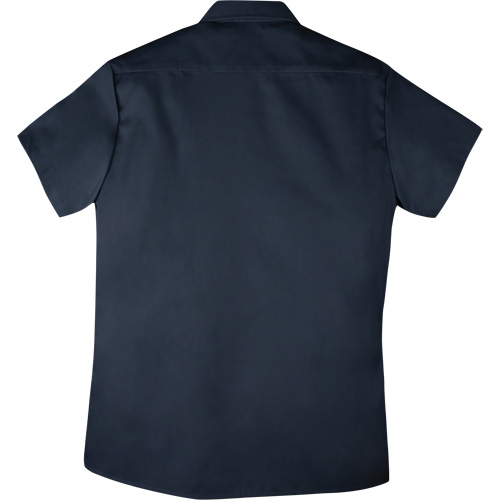 Big Bill 237/OS-R-NAY-5X Chemise de travail &agrave; manches courtes en tissu crois&eacute; avec boutons-pression, Hommes, 5T-Grand, Bleu marin