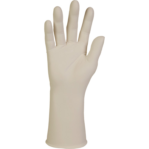 Kimberly-Clark 50504 Gants m&eacute;dicaux Kimtech XTRA-PFE, T-Grand, Latex, 6 mils, Sans poudre, Blanc, Classe 2