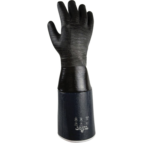 Showa 6781R-06-10 Gants r&eacute;sistants &agrave; la chaleur 6781R-06-10, Coton/N&eacute;opr&egrave;ne, 10/Grand, Prot&egrave;ge jusqu'&agrave; 500° F (260° C)