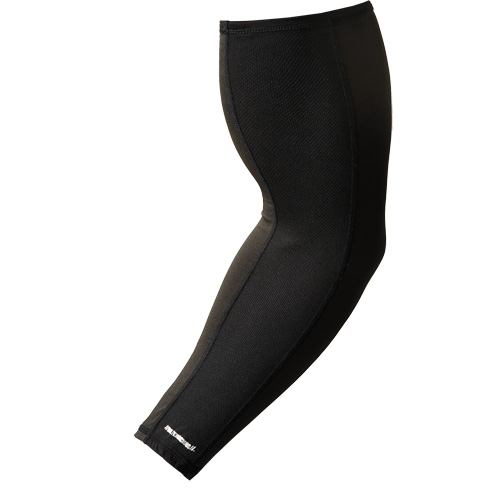 Ergodyne 12383 Chill-Its&reg; 6690 Cooling Arm Sleeves, 17", Polyester, Black