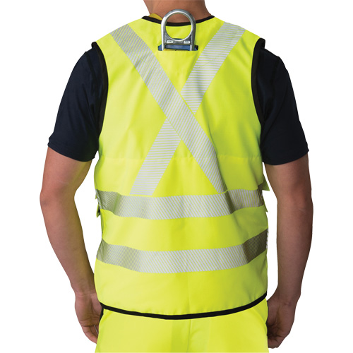 Big Bill 648HVT/OS-R-YEL-4X Veste antid&eacute;chirure pour arpenteur, Jaune lime haute visibilit&eacute;, 4T-Grand, Polyester