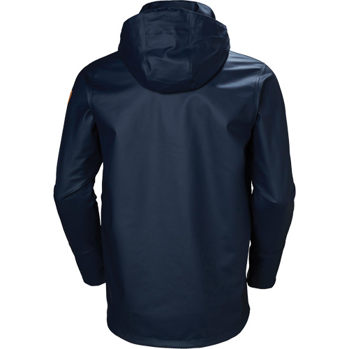 Helly Hansen 70282-590-L Gale Rain Jacket, Polyester/Polyurethane, Large, Navy Blue