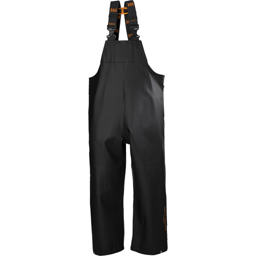 Helly Hansen 70582-990-M Gale Rain Bib Pants, Medium, Polyester, Black
