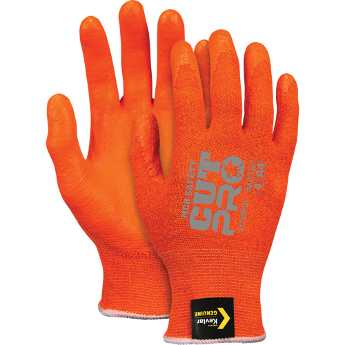 Mcr Safety 9178NFOXXL Gants r&eacute;sistants aux coupures, Taille 2T-Grand, Calibre 13, Rev&ecirc;tement Mousse de nitrile, Enveloppe en Kevlar, ASTM ANSI niveau A4