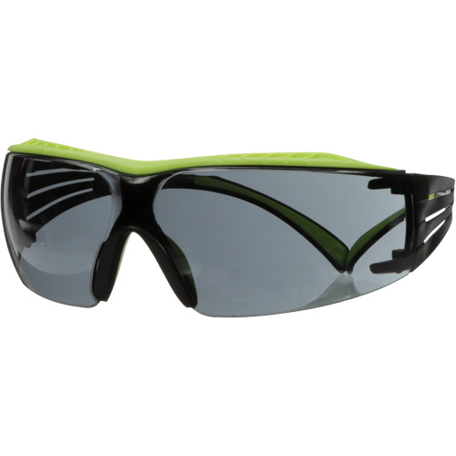 3M SF402XAF-GRN Securefit 400 Series Safety Glasses, Grey Lens, Anti-Fog, ANSI Z87+/Meets/Exceeds CSA Z94.3