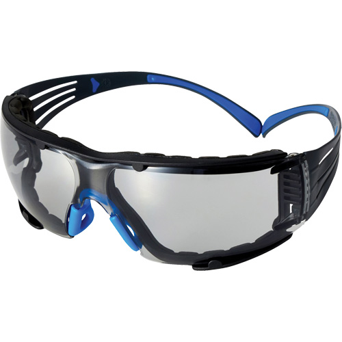 3M SF402SGAF-BLU-F Lunettes de s&eacute;curit&eacute; SecureFit s&eacute;rie 400, Lentille Gris, Antibu&eacute;e/Anti-&eacute;gratignures, ANSI Z87+/R&eacute;pond ou surpasse la norme CSA Z94.3