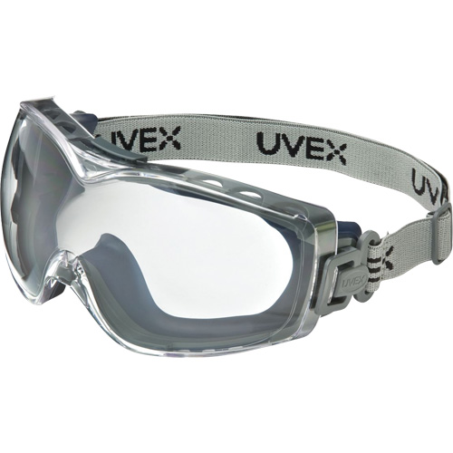 PIP Global Safety S3970HSF Uvex HydroShield&reg; Stealth&reg; OTG Safety Goggles, Clear Lens, Anti-Fog/Anti-Scratch, Indirect Vent