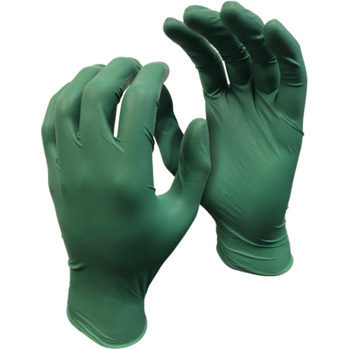 Watson Gloves 5559PF-XXL 5559PF Green Monkey Gloves, 2X-Large, Nitrile, 4-mil, Powder-Free, Green