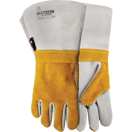 Watson Gloves 1034-13 1034 Wopper Welding Gloves, Split Cowhide, Size 13