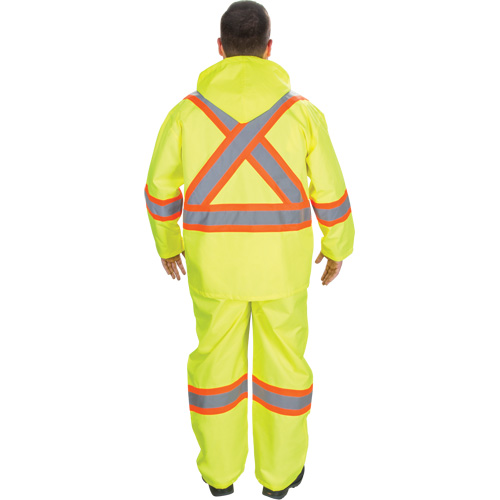 Produits de sécurité Zenith SGP357 V&ecirc;tements imperm&eacute;ables RZ1000, Polyester, Moyen, Jaune lime haute visibilit&eacute;