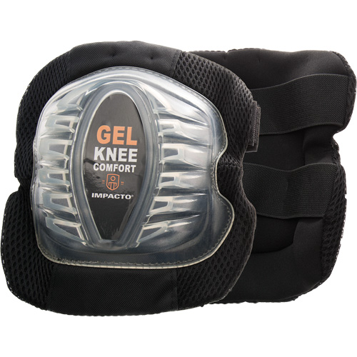 Impacto 864-00 Genouill&egrave;res tout terrain, Style Boucles et crochets, Prot&egrave;ge-genoux Plastique, Tampons Gel