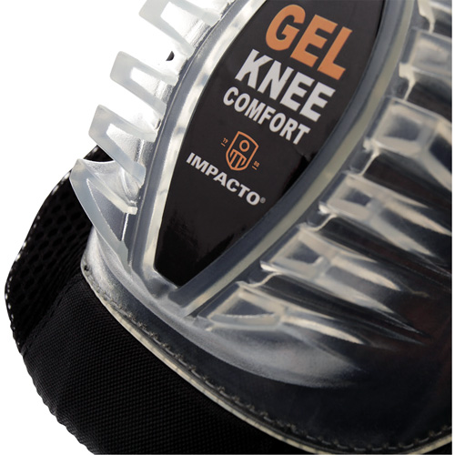 Impacto 864-00 Genouill&egrave;res tout terrain, Style Boucles et crochets, Prot&egrave;ge-genoux Plastique, Tampons Gel