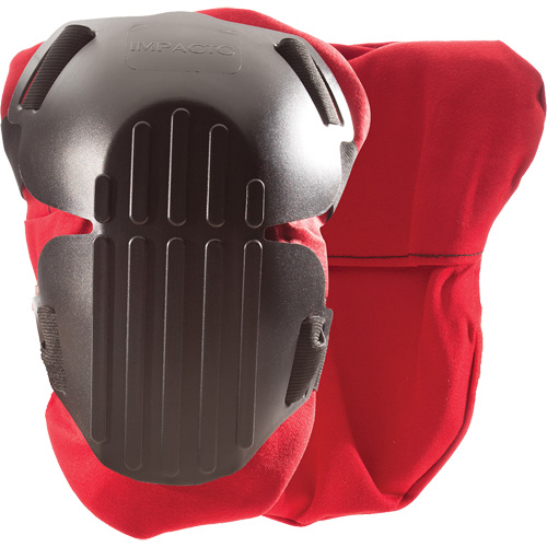 Impacto 879-00 Fire Retardent Hard Shell Knee Pads, Hook and Loop Style, Plastic Caps, Foam/Gel Pads