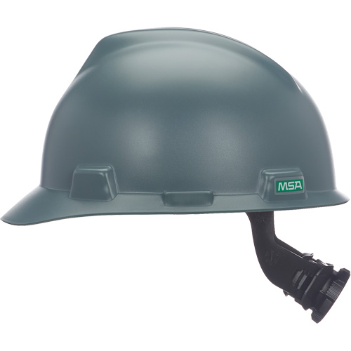 MSA 10203084 Casque de s&eacute;curit&eacute; V-Gard, R&eacute;pond aux normes CSA type 1, Suspension Rochet, Non ventil&eacute;