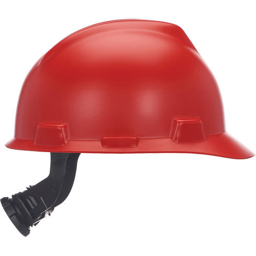 MSA 10203086 Casque de s&eacute;curit&eacute; V-Gard, R&eacute;pond aux normes CSA type 1, Suspension Rochet, Non ventil&eacute;