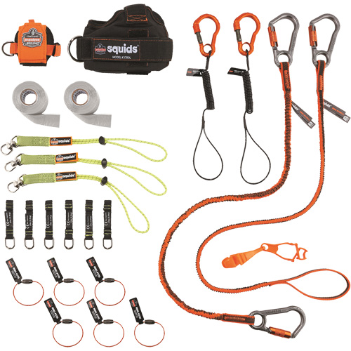Ergodyne 19653-A Squids&reg; 3183 Carpenter & Laborer's Tool Tethering Kit