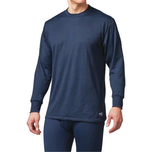 Stanfields FR24-XL T-shirt &agrave; manches longues de base ignifuge, T-Grand, Bleu marin