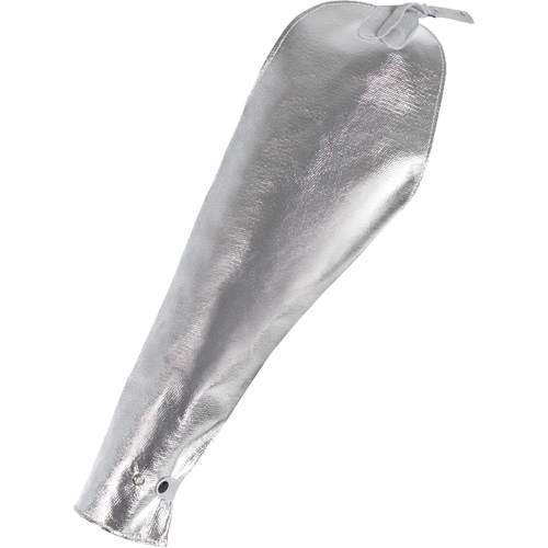 Natpro 62418 Welder's Heat Resistant Sleeves, 18", Aluminized Kevlar&reg;, Silver