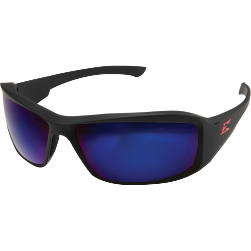 Edge Safety Eyewear XB438 Brazeau Torque Safety Glasses, Blue Lens, Anti-Scratch, CSA Z94.3