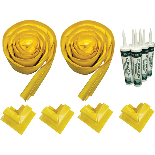 Enpac 48-250-DBKIT Trousse de berme de d&eacute;rivation personnalisable, 50' lo x 2" h, Paroi en mousse