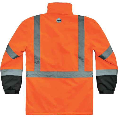 Ergodyne 25574 Parka thermique GloWear 8384 de Type R, Orange haute visibilit&eacute;, Grand