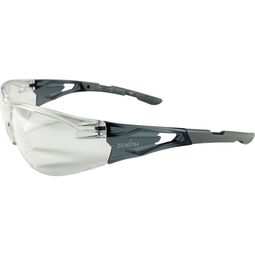 Zenith Safety Products SGQ757 Z2900 Series Safety Glasses, Clear Lens, Anti-Scratch, ANSI Z87+/Meets/Exceeds CSA Z94.3