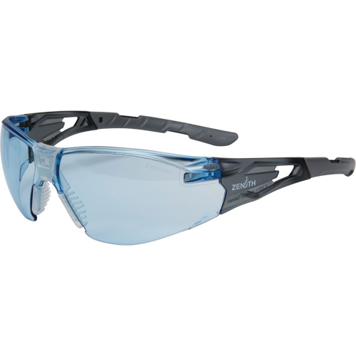 Zenith Safety Products SGQ760 Z2900 Series Safety Glasses, Blue Lens, Anti-Scratch, ANSI Z87+/Meets/Exceeds CSA Z94.3
