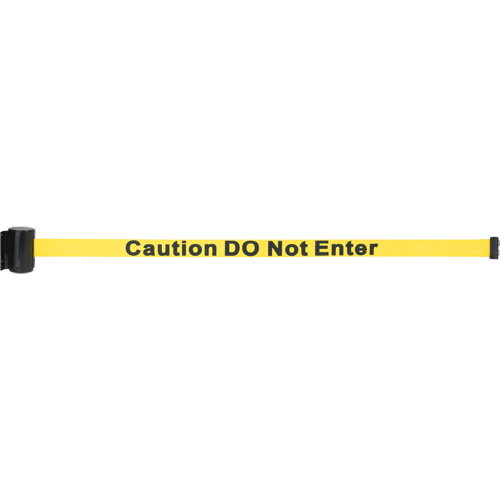 Zenith Safety Products SGO655 Magnetic Tape Cassette for Build-Your-Own Crowd Control Barrier, Caution Do Not Enter, 7', Yellow Tape