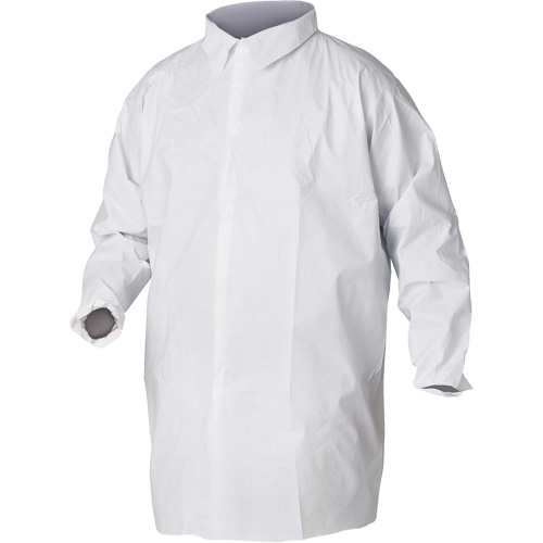 Ansell 35618 KleenGuard A20 Lab Coats, SMS, White, Small
