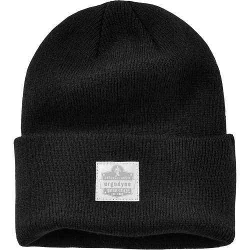 Ergodyne 16808 Bonnet en tricot c&ocirc;tel&eacute; N-Ferno, Taille unique, Noir