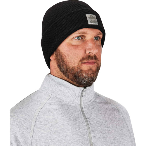 Ergodyne 16808 Bonnet en tricot c&ocirc;tel&eacute; N-Ferno, Taille unique, Noir