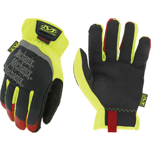 Mechanix Wear SFF-X91-009 Hi-Viz FastFit&reg; D4-360 Cut Resistant Gloves, Size 9, TrekDry Shell, ASTM ANSI Level A4/EN 388 Level D