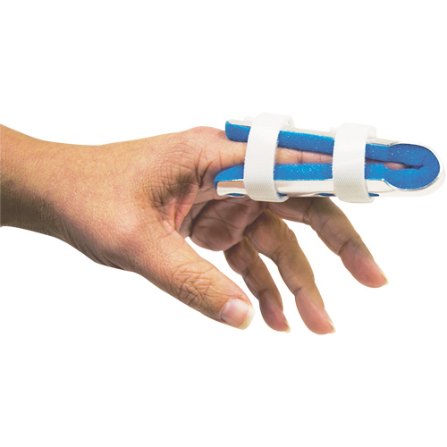 BIOS LK018 Attelle &agrave; double face, Bout de doigt, Aluminium rembourr&eacute; au caoutchouc-mousse, 3", Non m&eacute;dical