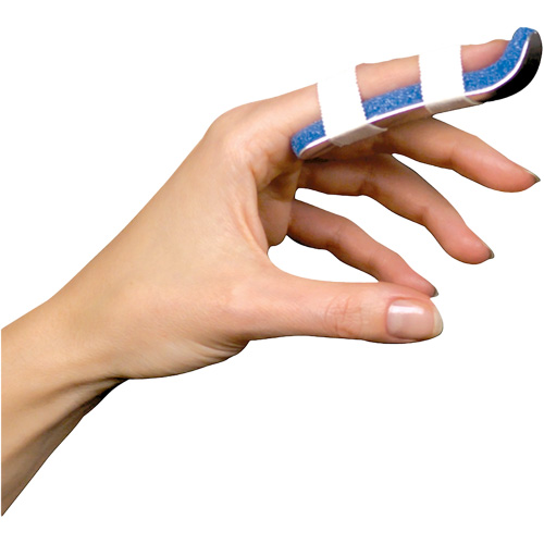 BIOS LG431 Attelle de style goutti&egrave;re, Bout de doigt, Aluminium rembourr&eacute; au caoutchouc-mousse, 3", Non m&eacute;dical