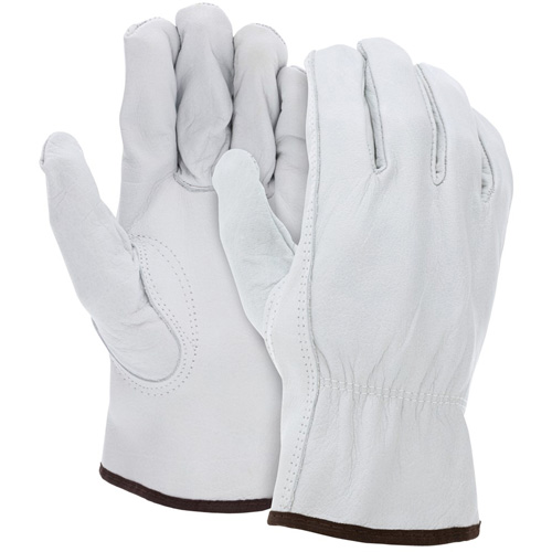 Mcr Safety 3313L Driver's Gloves, Large, Grain Buffalo Palm