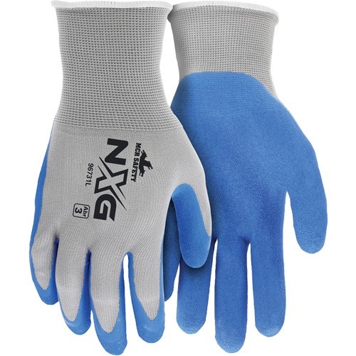Mcr Safety 96731L NXG&reg; Coated Gloves, Large, Rubber Latex Coating, 13 Gauge, Nylon Shell